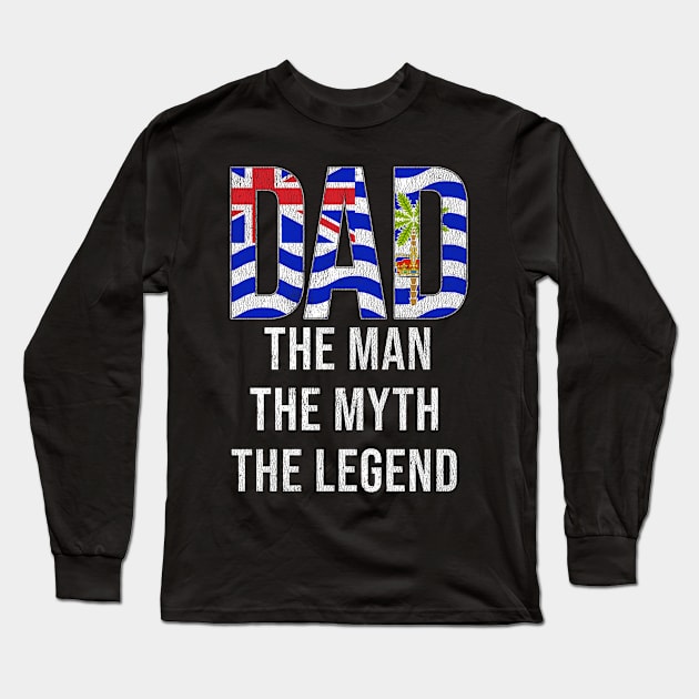 Biot Dad The Man The Myth The Legend - Gift for Biot Dad With Roots From Biot Long Sleeve T-Shirt by Country Flags